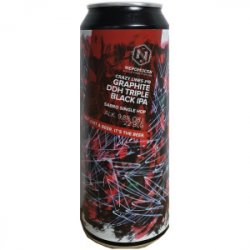 Nepomucen Crazy Lines #19 GRAPHITE  Sabro Single Hop DDH Triple Black IPA - Sklep Impuls