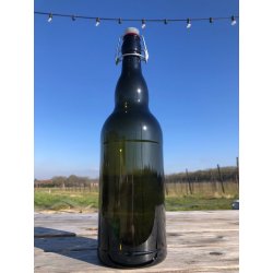 NEW 1 litre Glass Reusable Bottles for Fresh Beer - Hogs Back Brewery