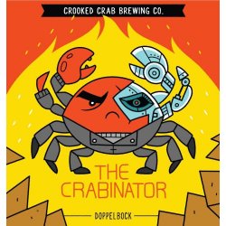 Crooked Crab Brewing Co. The Crabinator 4 pack 16 oz. - Petite Cellars