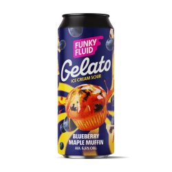 Funky Fluid Gelato: Blueberry Maple Muffin
