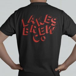 Lakes Brew Co Jumble T-Shirt Black  Red - Lakes Brew Co