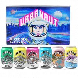 Urbanaut. Mixed Six - 6 x 330ml Cans - Urbanaut Brewing