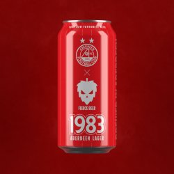 Fierce Beer 1983 Lager (Aberdeen FC Collab)