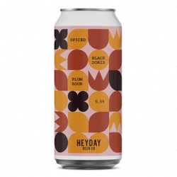 Heyday Spcied Black Doris Plum Sour 440ml - The Beer Cellar