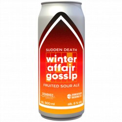 Zichovec x Sudden Death Brewing Co - Winter Affair Gossip: Sudden Death - Left Field Beer