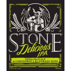 Stone Brewing Co. Delicious IPA 6 pack 12 oz. Can - Petite Cellars