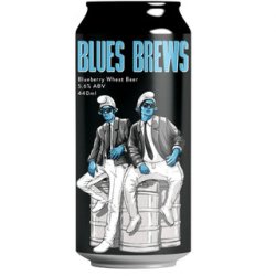 Double Vision Blues Brews Blueberry Wheat Beer 440ml - The Beer Cellar