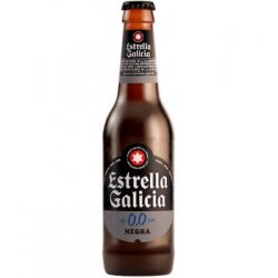 ESTRELLA GALICIA NEGRA SIN ALCOHOL  PORRON 330CC - Licorería Paradiso