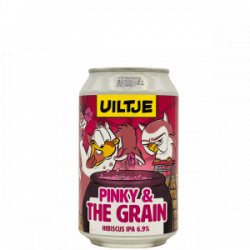 Uiltje – Pinky & the Grain - Rebel Beer Cans