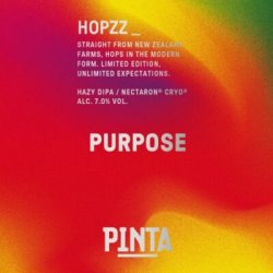 Pinta  HOPZZ Purpose  IPA - Browarium