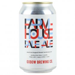 Oxbow Brewing Company Farmhouse Pale Ale