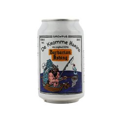 De Kromme Haring Barbarian Fishing v15 Blik - Drankenhandel Leiden / Speciaalbierpakket.nl