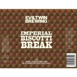 Evil Twin Imperial Biscotti Break 16oz can - Bine & Vine