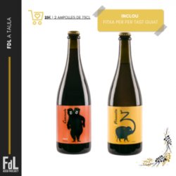 FDL Z4_Cervesa artesana a taula  2un. x 75cl - FDL Beer Project