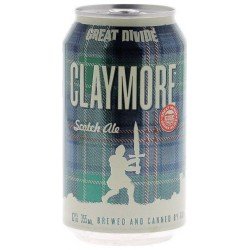 GREAT DIVIDE CLAYMORE SCOTCH ALE 35.5CL CAN - Selfdrinks