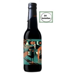 La Pirata BLACK BLOCK Russian Imperial Stout BOURBON BA 24x33 - MilCervezas