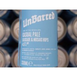 UnBarred Brewery Casual Pale UnBarred Brewery Casual Pale