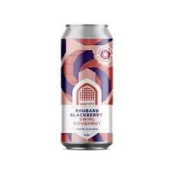 Vault City  Rhubarb Blackberry Swirl Doughnut - Sour 440ml - Fountainhall Wines