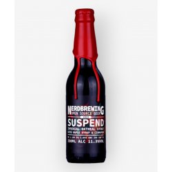 Nerdbrewing Suspend Imperial Oatmeat Stout w. Maple Syrup & Cinnamon