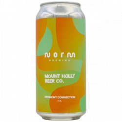 Norm Brewing X Mount Holly Beer  Vermont Connection - Rebel Beer Cans