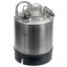 Barril de limpieza inox 9L - 3 bocas sin espadines 