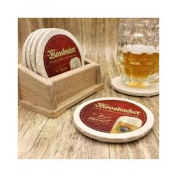 Moosbacher Bieruntersetzer aus Naturstein - Biershop Bayern