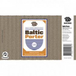 Bad Seed Brewing Baltic Porter - ØL2GO