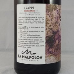 Brasserie La Malpolon GRAPPE Rouge 2022 - Gedeelde Vreugde