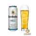Bia Krombacher Hell 5%  Thùng 24 Lon 500ml 