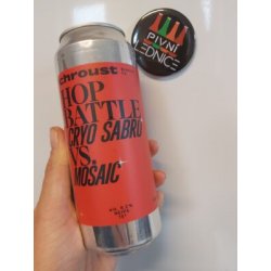 Chroust Hop Battle Cryo Sabro vs. Mosaic 15°6,2% 0,5l - Pivní lednice