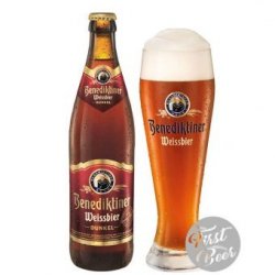 Bia Benediktiner Weissbier Dunkel 5.4% – Chai 500ml  Thùng 12 chai - First Beer – Bia Nhập Khẩu Giá Sỉ