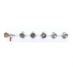 Pack de limpieza con 6 adaptadores (tipo de adaptador según elección) + barril Cornelius 18l... - Todocerveza