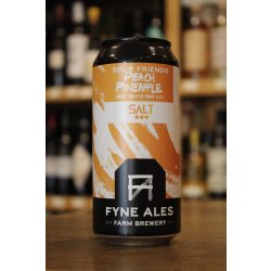 FYNE ALES SOUR FRIENDS: PEACH & PINEAPPLE - Cork & Cask