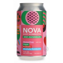 Novo Brazil NOVA Kombucha Mint, Watermelon - Beer Republic