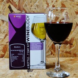 WineBuddy - Blackberry Wine Kit - 7 Day - 6 Bottles - Brewbitz Homebrew Shop