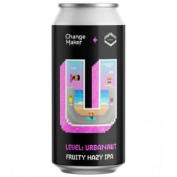 Change Maker X Urbanaut Fruity Hazy IPA 440ml - The Beer Cellar