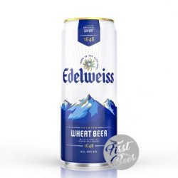 Bia Edelweiss 4.9%  Lon 330ml  Thùng 24 Lon - First Beer – Bia Nhập Khẩu Giá Sỉ