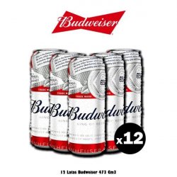 12 Budweiser Lata 473Cm3 - Almacén de Cervezas