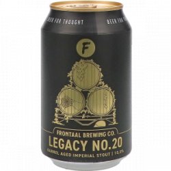 Frontaal Legacy No. 20 Barrel Aged Imperial Stout - Drankgigant.nl