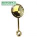 Medallion - Gold - 83mm Fish Eye Badge Holder Tall 