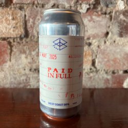 Range Brewing Paid In Full Range Brewing Paid In Full