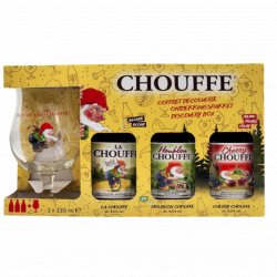 La Chouffe Gift Pack 3 Ales & 1 glass - Martins Off Licence