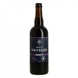 Bière ABBAYE de VAUCELLES Bière QUADRUPLE 75 cl - Calais Vins