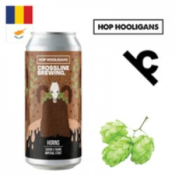 Hop Hooligans  Crossline - Horns 500ml CAN - Drink Online - Drink Shop