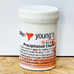 Precipitated Chalk (E170) - 50g - Brewbitz Homebrew Shop