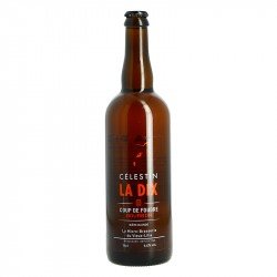 Bière BIO CELESTIN La DIX Coup de Foudre BOURBON 75 cl - Calais Vins