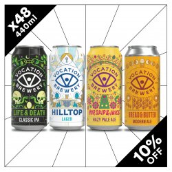 48PK Vocation Craft Beer Case  Core Range Mixed Beer Case 440ml - Vocation