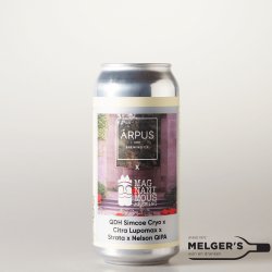 Ārpus x Magnanimous Brewing  QDH Simcoe Cryo X Citra Lupomax x Strata x Nelson QIPA 44cl Blik - Melgers