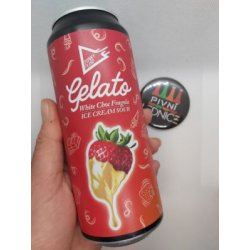 Funky Fluid Gelato White Choc Fragola 18°5,5% 0,5l - Pivní lednice