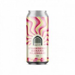 Vault City Brewing Strawberry Banana Milkshake, 440ml Can - The Fine Wine Company